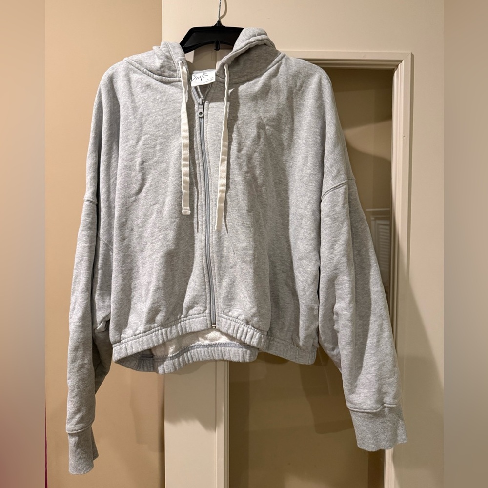 Aerie Light Gray Hoodie